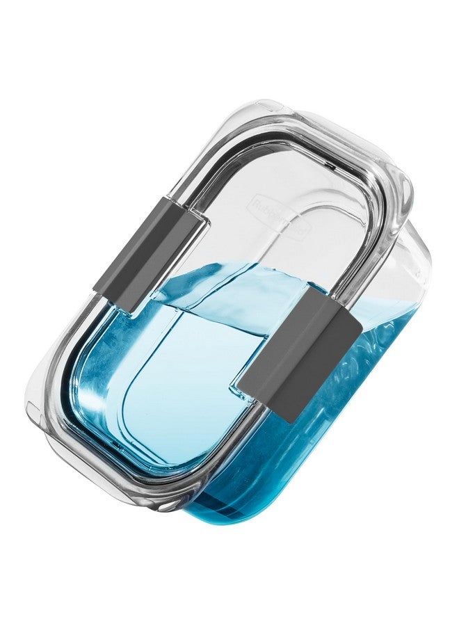 Rubbermaid حاويات تخزين الطعام من روبيرماند بريلينس خالية من BPA وأغطية محكمة الإغلاق مثالية لتحضير وجبات الغداء وبقايا الطعام مجموعة من 5 (3.2 كوب) - Image 3
