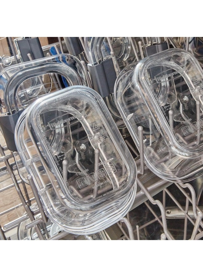 Rubbermaid حاويات تخزين الطعام من روبيرماند بريلينس خالية من BPA وأغطية محكمة الإغلاق مثالية لتحضير وجبات الغداء وبقايا الطعام مجموعة من 5 (3.2 كوب) - Image 5