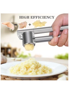 Garlic Press Mincer - 304 Stainless Steel Garlic Crusher, Detachable, Heavy-duty, Rust Proof Garlic Mincer Design for Extracts More Garlic Paste Per Clove - pzsku/Z3423F4857CA4CBC485F2Z/45/_/1734338015/fb9008ad-1cb2-4238-ab0c-df326295a7a3