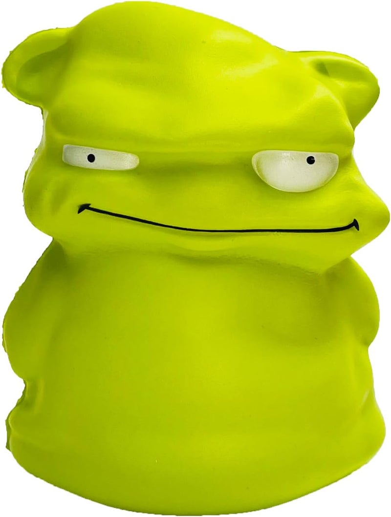 funnysquee لعبة مونستر الأخضر الصغير اللطيف، بطيئة الارتفاع، تخفيف التوتر، ممتعة للأطفال، بحجم مناسب 4.7 بوصة - Image 2