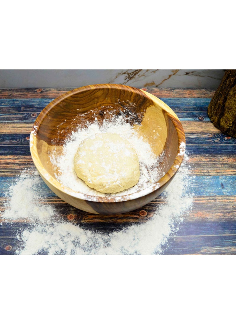 Egypt Antiques A handcrafted dish made of healthy wood, 100% natural  - Image 1
