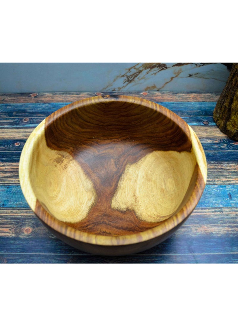 Egypt Antiques A handcrafted dish made of healthy wood, 100% natural  - Image 3