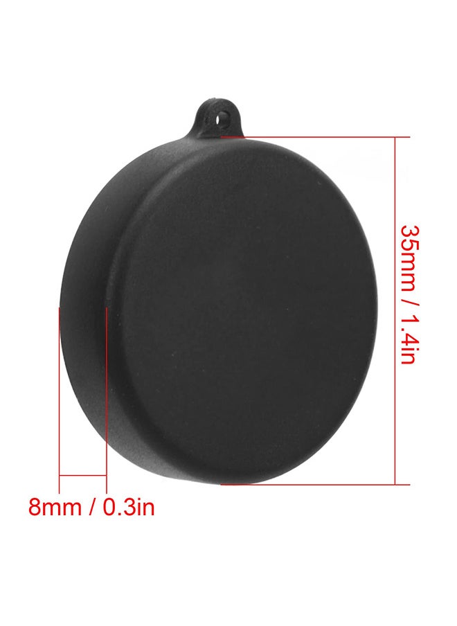 O Ozone - Camera Lens Cap Lens Protector for DJI OSMO Action 3 Plastic Lens Dust Cover Camera Lens Protective Cover Sports Camera Accessories - Black - Image 1