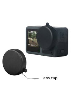 O Ozone Camera Lens Cap Lens Protector for DJI OSMO Action 3 Plastic Lens Dust Cover Camera Lens Protective Cover Sports Camera Accessories - Black  - Image 4