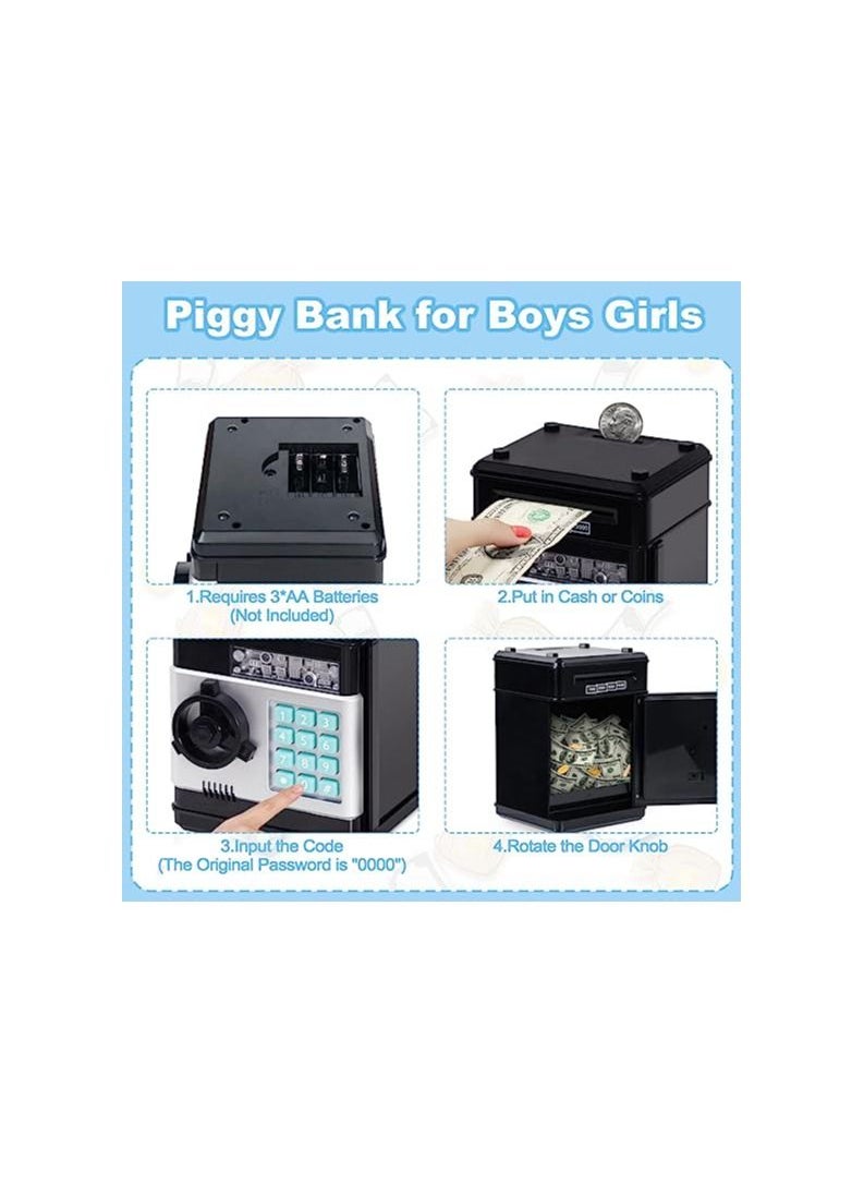 ORiTi ORiTi Bank Cash Coin Can ATM Bank Electronic Coin Money Bank for Kids Hot Gift  - Image 3