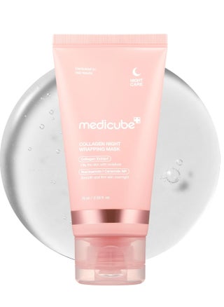 Medicube Collagen Overnight Wrapping Peel Off Facial Mask Pack - Elasticity & Hydration Care, Reduces Sagging & Dullness - Hydrolyzed Collagen For Glowing Skin - Korean Skin Care, 2.53 fl.oz - pzsku/Z34241E146E3914C01C7AZ/45/_/1728370056/cc08650f-c1ee-4f02-a5da-b2b149330eb7