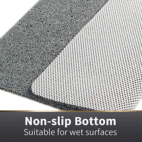 Asvin Soft Textured Bath, Shower, Tub Mat, 24x32 Inch, Phthalate Free, Non Slip Comfort Bathtub Mats with Drain, PVC Loofah Bathroom Mats for Wet Areas, Quick Drying - Image 3