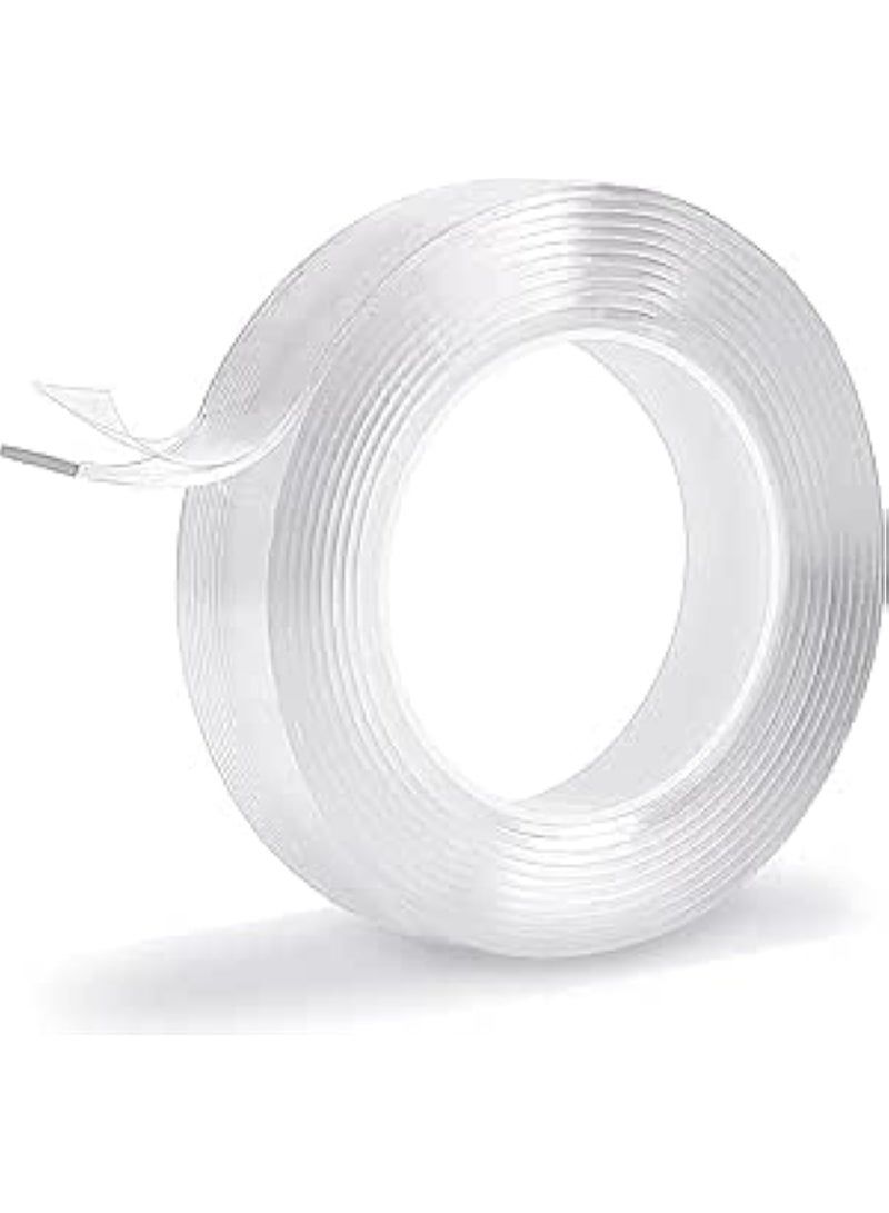 HousePlast House Plast Nano Double-Sided Tape 3 meter – Transparent – Reusable – Waterproof Adhesive - Image 3