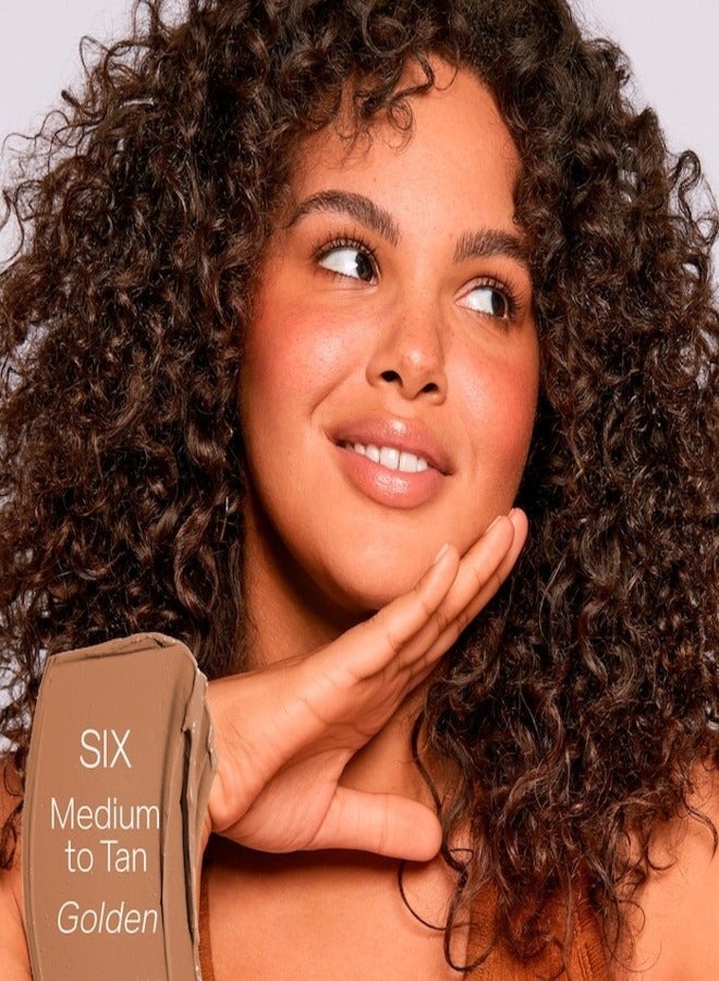 Saie SAIE   Slip   Tint Weightless Tinted Moisturizer + SPF 35 with Hydrating Hyaluronic Acid -  6 -    medium to tan with golden undertone 40ml  - Image 3