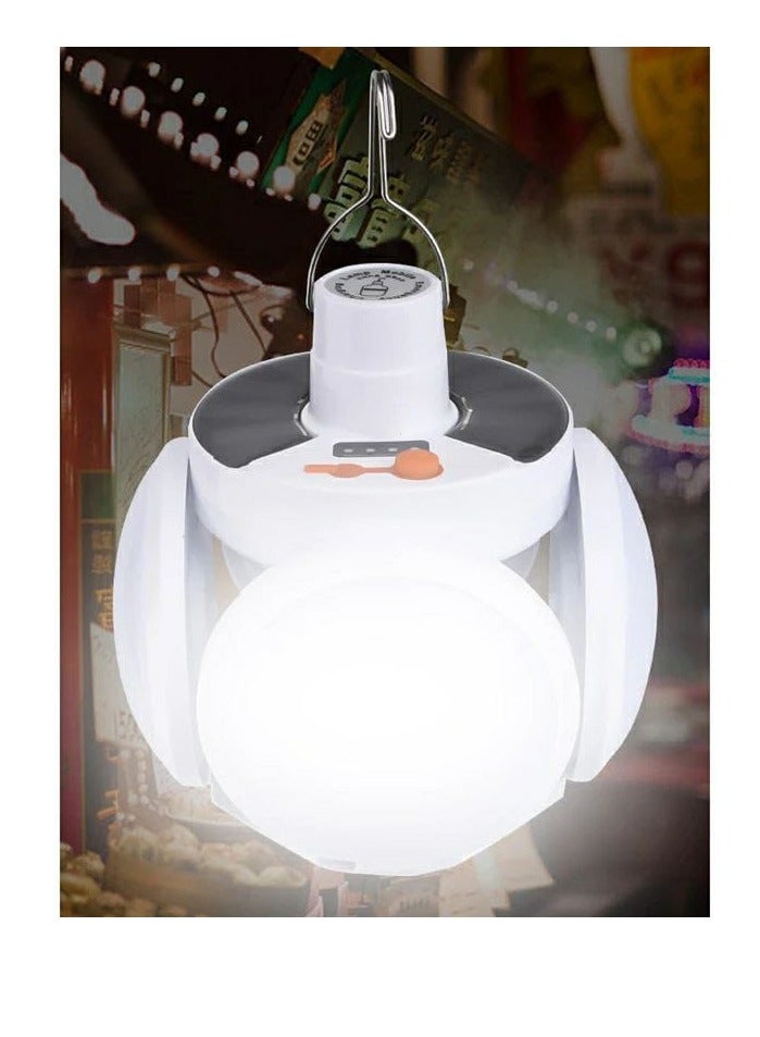 Ball-shaped LED emergency flashlight, lighting and battery that lasts for long hours, with a USB charger and 3 lighting modes - Image 5