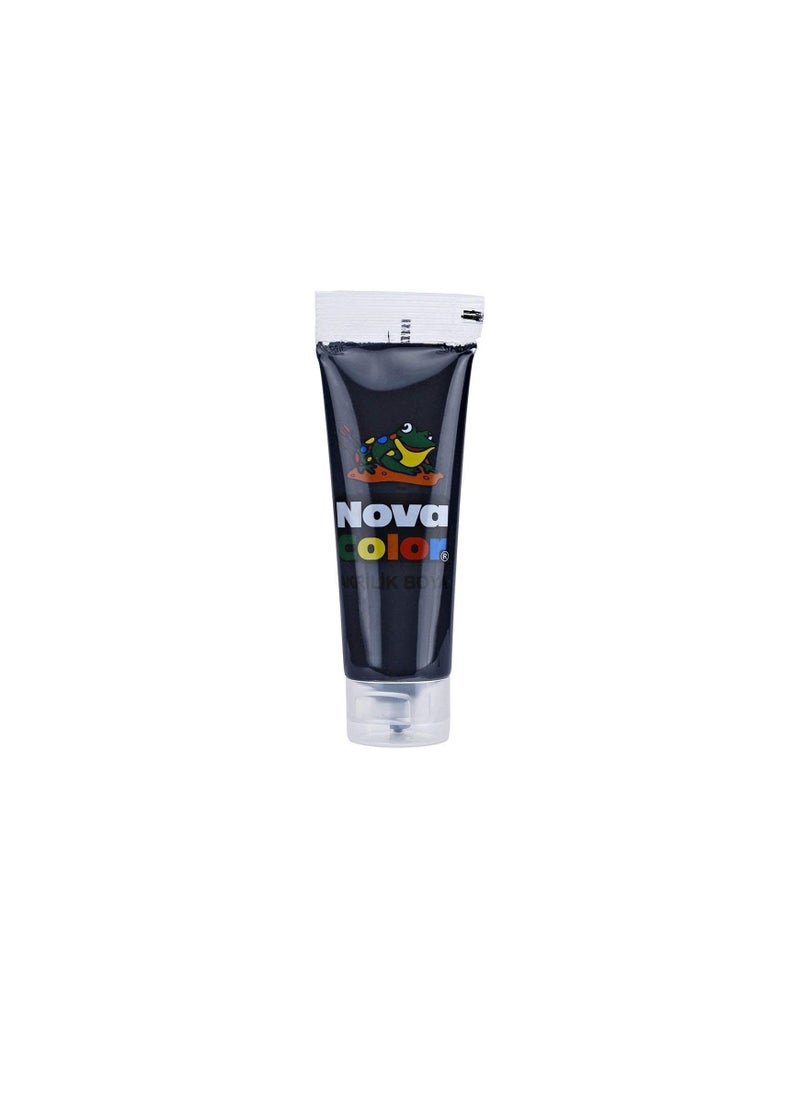 Nova Color Nova Turkish Acrylic Color Tube 75mm Black NC-260 