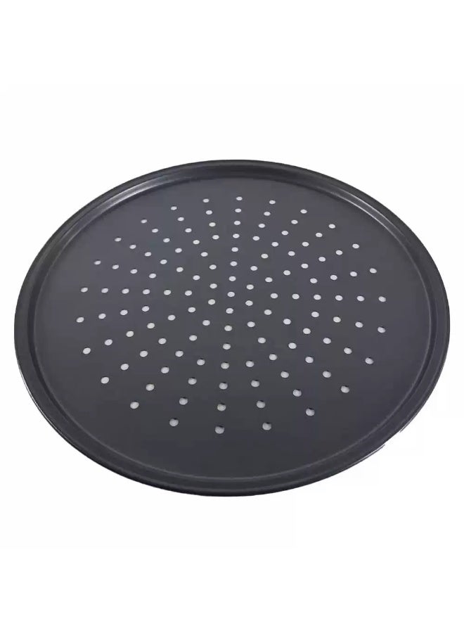 Home Maker AVCI Non-Stick Easy to Clean-Round Shape Crispy Crust Pizza Pan-35cm - Image 2