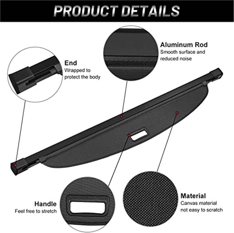 Vuzmode Retractable Cargo Cover for Tucson 2015-2020 - Image 4