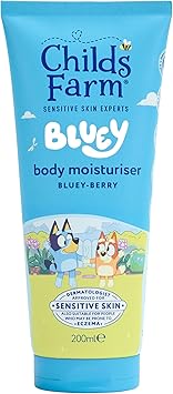 Childs Farm Kids Bluey Moisturiser BlueyBerry Soothing Moisturising Hydrating Suitable for Dry Sensitive Skin 200ml - Image 1