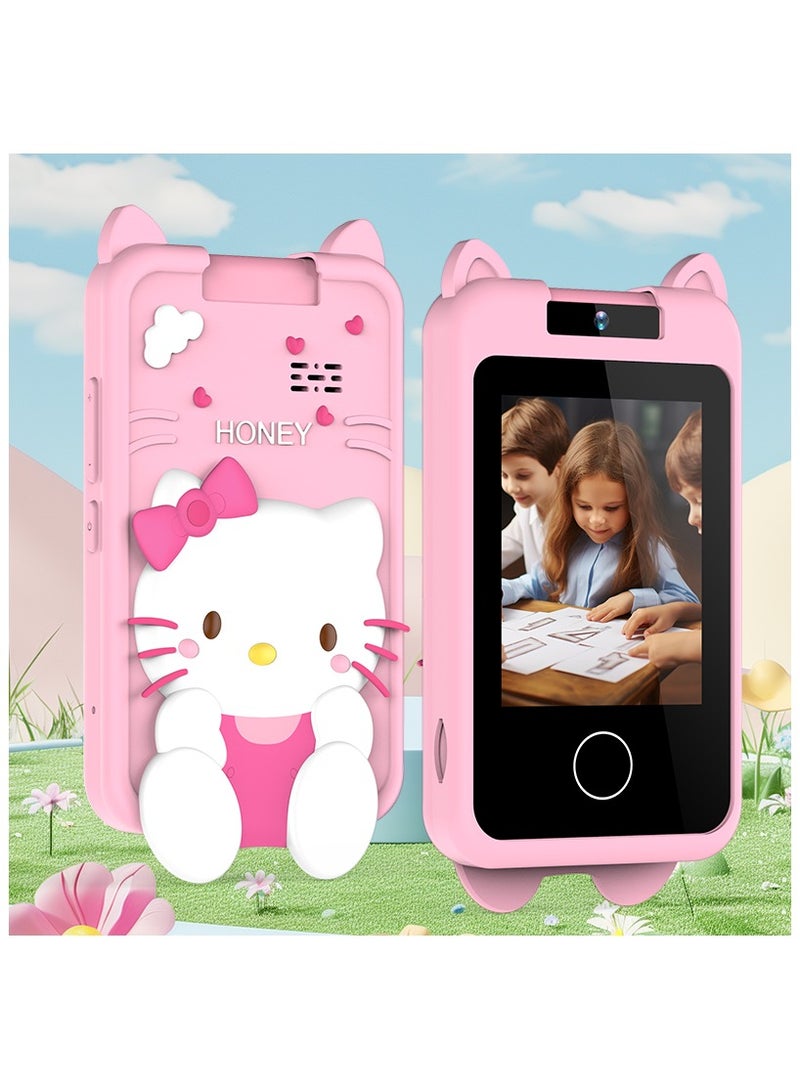 Kids Digital Camera with 2.4" HD Rotating Touch Screen, 1080P Video & 8MP Photos, Fun Filters, Puzzle Games, Voice Recording, Rechargeable Toddler Camera with 32GB Card Included, Perfect Birthday & Christmas Gift Toy - Image 1