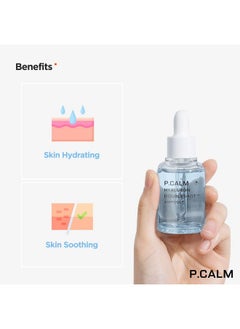 P.CALM Hyaluron Doubleshot Ampoule 30Ml Vegan Deep Hydrating Facial Serum With Hyaluronic Acid Gryceryl Glucoside Centella Asiatica For Sensitive Skin Korean Skincare  - Image 2