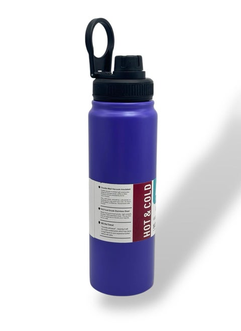 QSHOP® Thermal Bottle 800ml – with Ergonomic Handle for Easy Carry, Airtight Leak Proof Lock, Advanced Vacuum Insulation Technology to Keep Liquids Hot or Cold for a Long Time