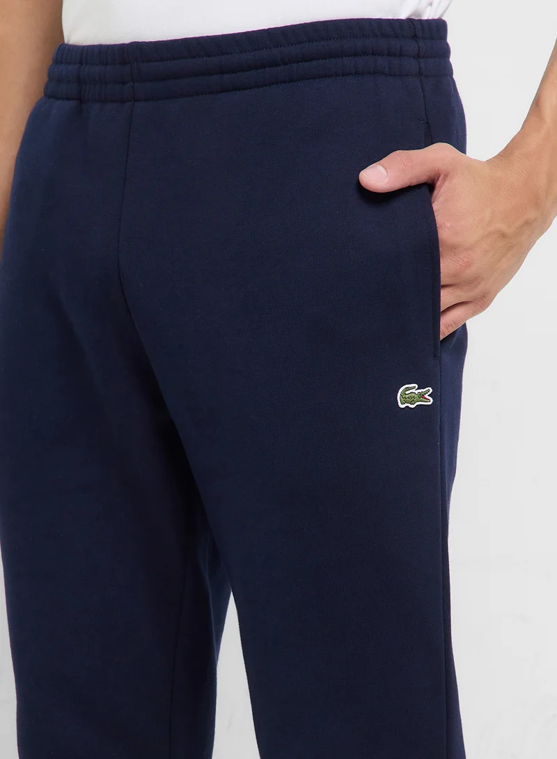 LACOSTE Slim Fit Brushed Fleece Sweatpants