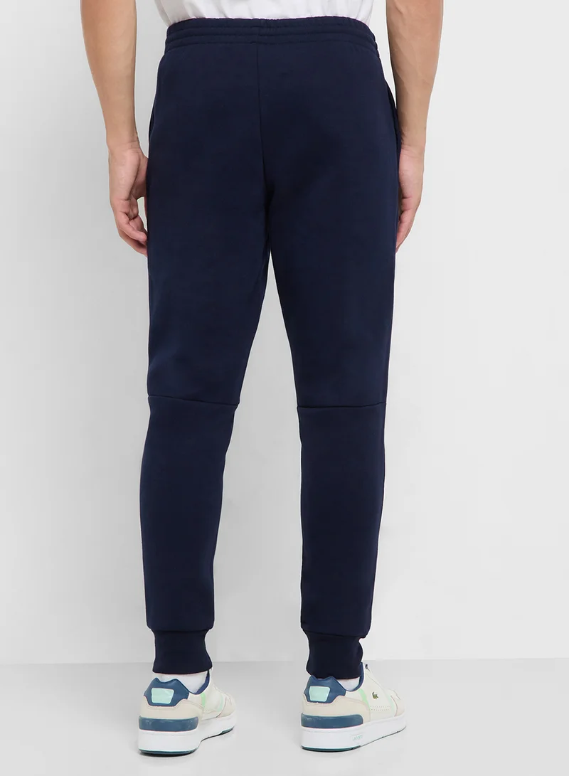 LACOSTE Slim Fit Brushed Fleece Sweatpants