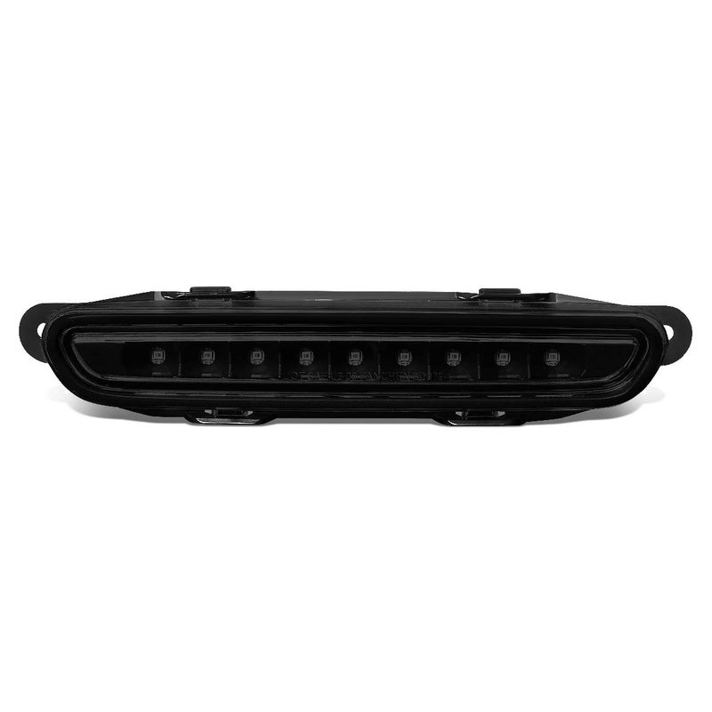 دي إن إيه موتورينغ 3BLCHA06LEDBKSM ضوء الفرامل الثالث العالي LED مع هيكل أسود متوافق مع 0610 دودج تشارجر