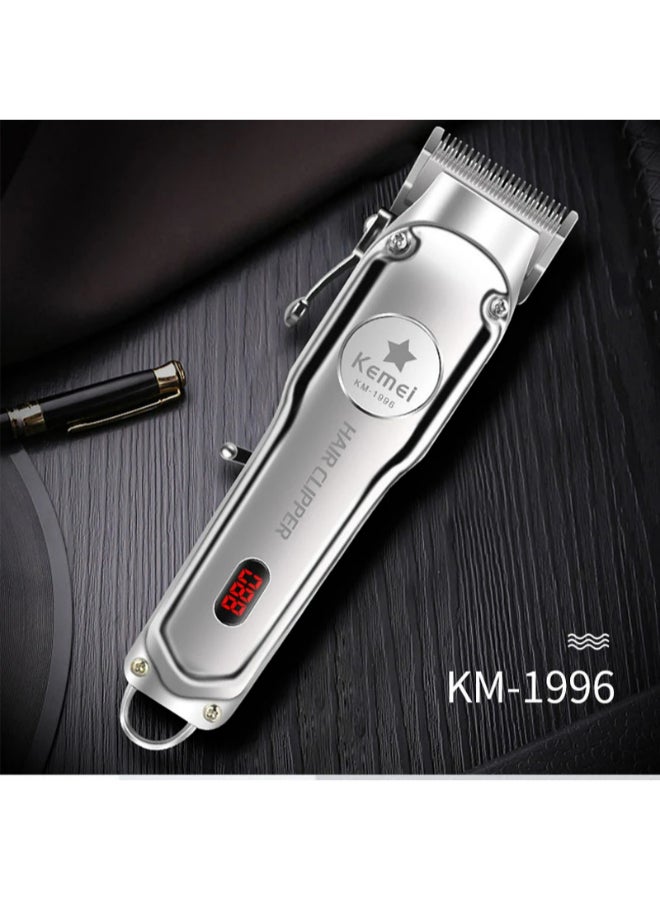 كيمي ماكينة حلاقة كهربائية KM-1996 فضي - Image 2