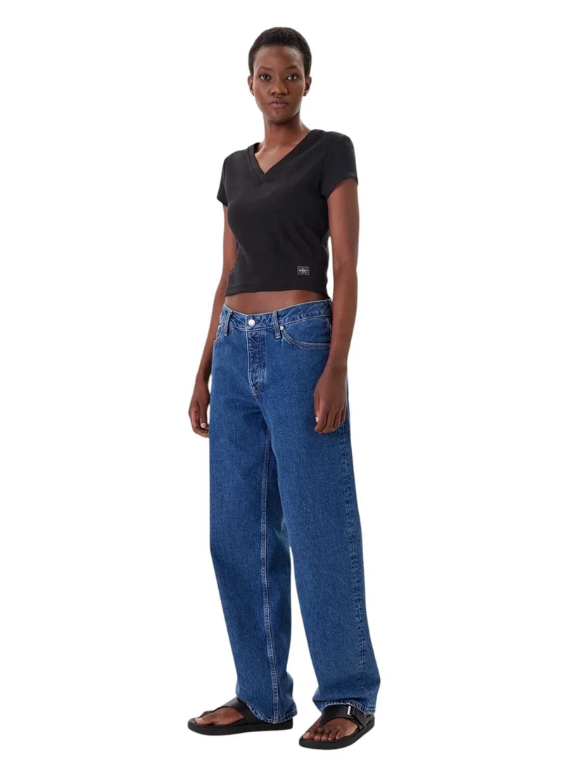 Calvin Klein Jeans Logo V Neck T-shirt
