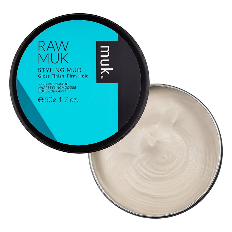 MUK. Haircare Raw Firm Hold Styling Mud, High Gloss Mud - 1.7oz - Image 2