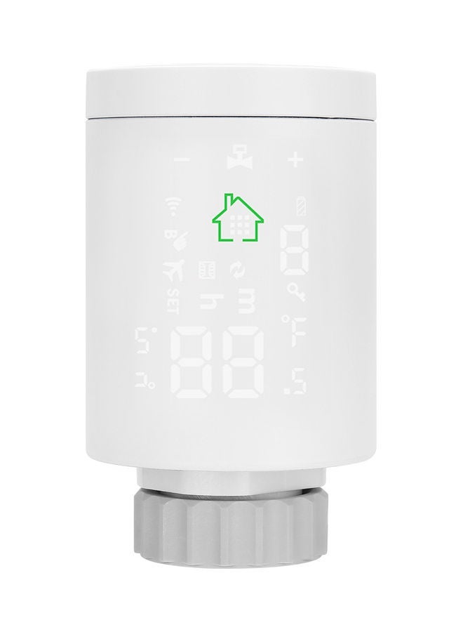 NIBEMINENT Intelligent Programmable Voice Control Thermostatic Radiator White  - Image 1