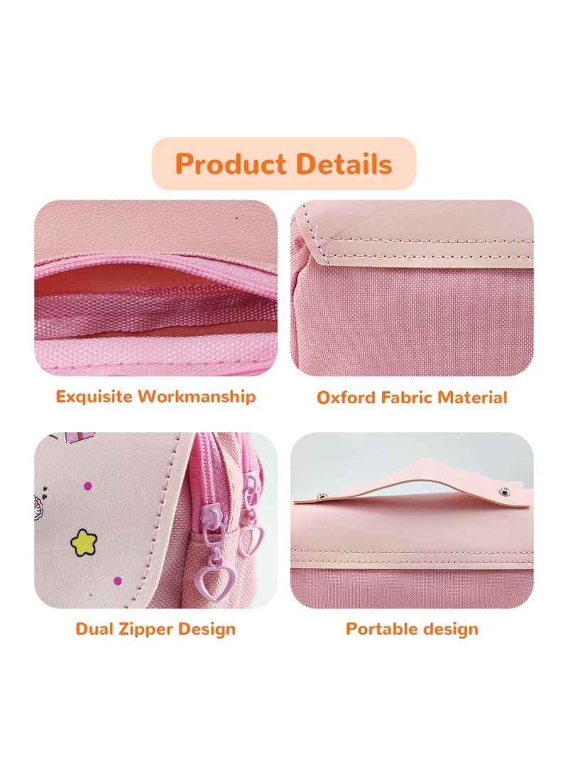 Hello Kitty Cute Pencil Pouch, Kawaii Big Pencil Case School Supplies Is a Great Gift for Kids Offices and Schools Suitable for Girls  - Image 3