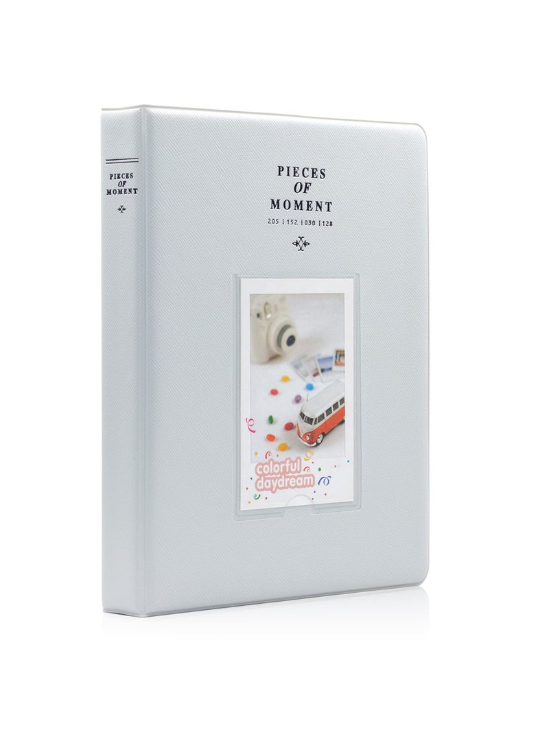 Ablus Ablus 128 Pockets Mini Photo Album - Fits for Fujifilm Instax Mini 11 Mini 9 Mini 8 Mini 90 Mini 25  Polaroid Snap PIC-300  Kodak Mini 3-Inch Film(Smokey White) 