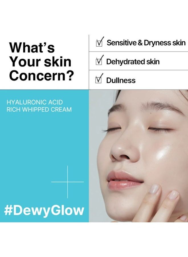 Heimish RX Hyaluronic Acid Rich Whipped Cream 50ml, Korean Skincare, Intense Hydrating and Nourishing  - Image 3