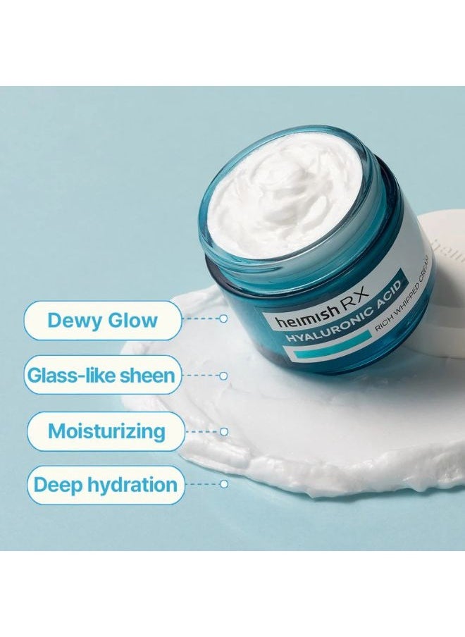 Heimish RX Hyaluronic Acid Rich Whipped Cream 50ml, Korean Skincare, Intense Hydrating and Nourishing  - Image 5