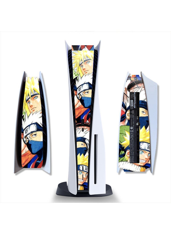 Loquat PS5 Optical Drive Version Middle Strip All-inclusive Protective Film PS5 Digital Version Middle Protective Sticker Cute Cartoon Frosted-Color:Pink PS5SDQB-0302 - Image 1