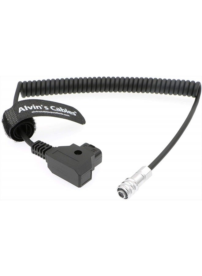 Alvin's Cables كابل طاقة D Tap لكاميرا بلاك ماجيك بوكيت سينما 4K| 6K BMPCC 4K 6K، كابل ملفوف 2 دبوس أنثوي إلى P Tap - Image 1