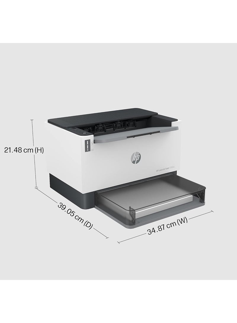 HP طابعة ليزر جت بخزان طراز 1502w لون أبيض - Image 4