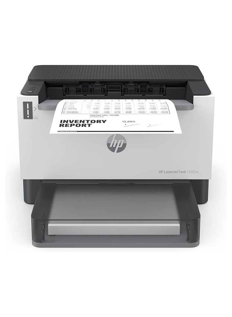 HP طابعة ليزر جت بخزان طراز 1502w لون أبيض - Image 1