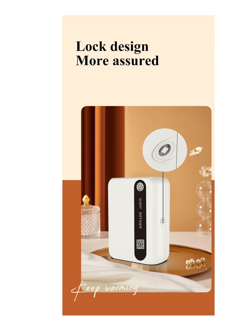 Bluetooth Essential Oil Diffuser Smart Aroma Machine - APP Control, Aisle Fragrance Machine,500ML Nebulizing, 1500m³ Coverage for Home/Hotel/Office/Spa（A1500） - Image 5