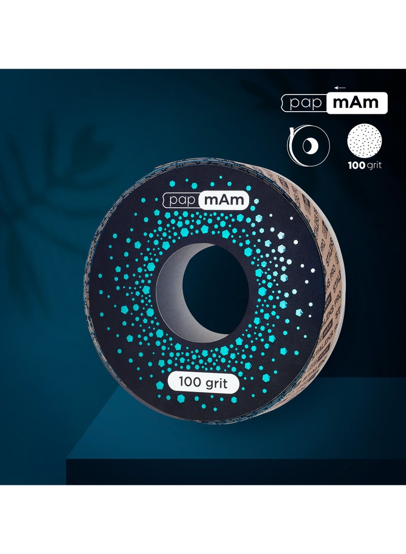 STALEKS PRO Disposable abrasive tape papmAm EXCLUSIVE 100 grit for the plastic case  - Image 1
