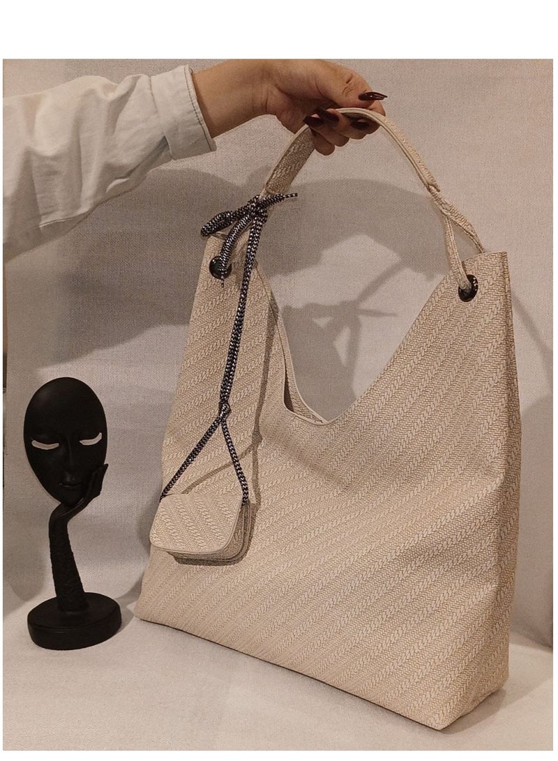 Women's crossbody bag made of the best materials with an external pocket