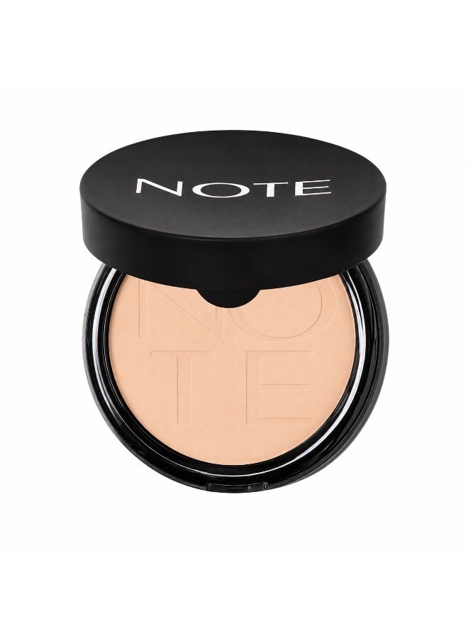 NOTE Luminous Silk Compact Powder 02 Beige | Lightweight Pressed Face Powder | Natural Matte Finish | Long-Lasting Oil Control | Smooth & Silky Makeup | 10g - Image 1