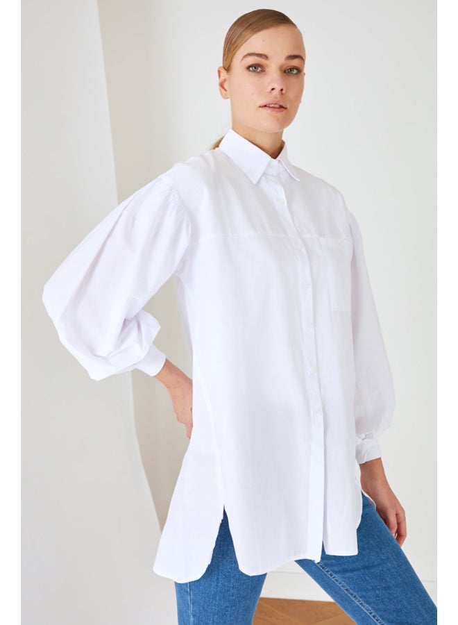 trendyol Tunic - White  - Image 4