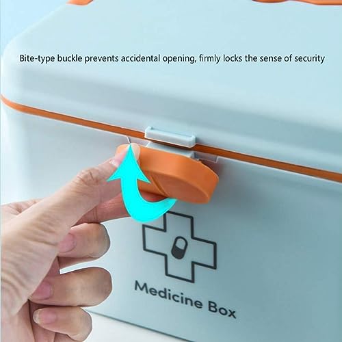 Jecrina Household Medicine Box - Multi-layer Portable First-aid Kit for Home Use and Children - Image 3