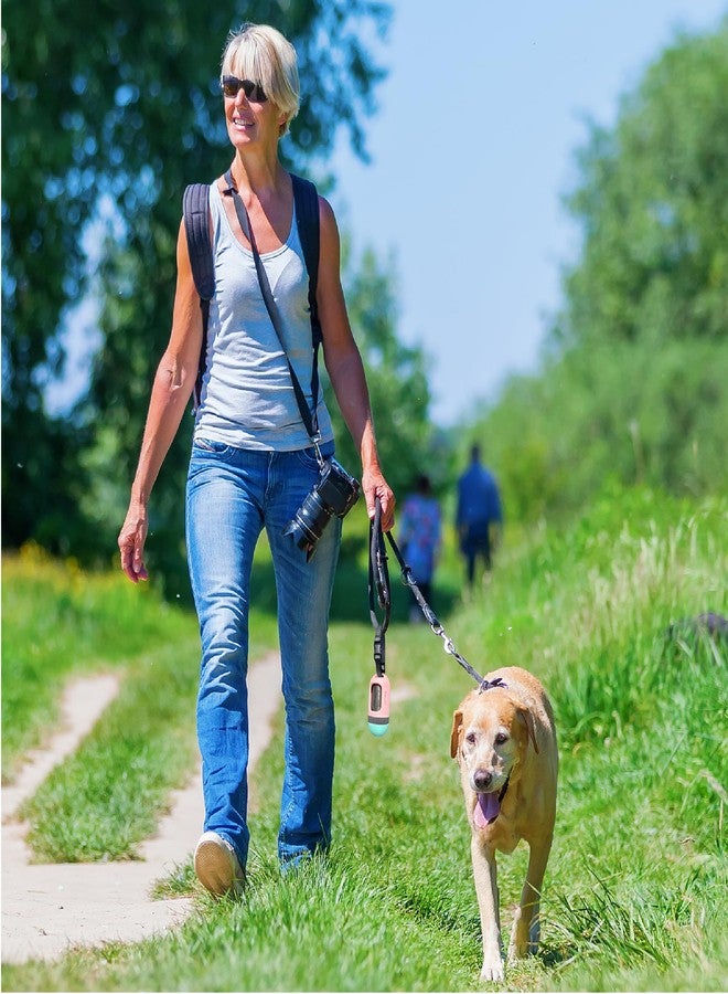 SVD.PET Dog Poop Bag Dispenser, Retractable Poop Bag Holder, Pink/Jade - Image 4