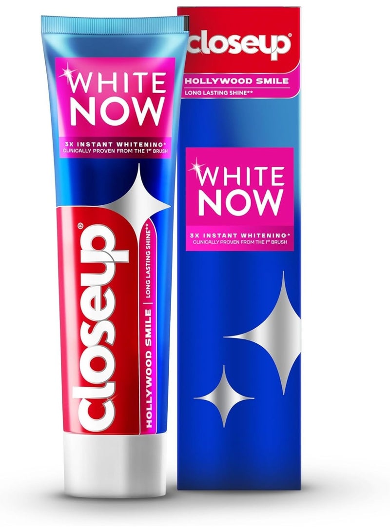 Closeup White Now Toothpaste HollyWood Smile 75ml - Image 1