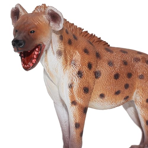 Gemini&Genius GeminiGenius Hyena Toy for Kids Plastic Animal Model Toy Hyaena Toy Figurine Wild Life Wolf Animal Action Figure Room Decoration Cake Topper Educational Play for Kids - Image 5