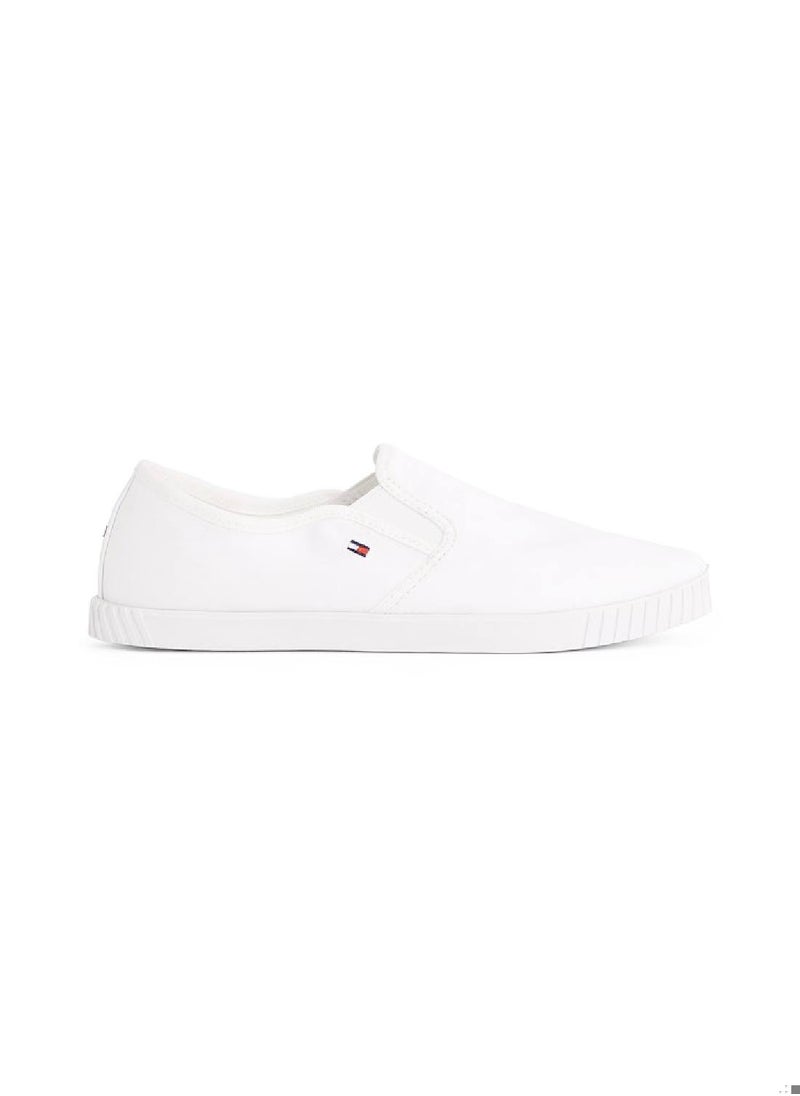 TOMMY HILFIGER Women's Canvas Espadrilles- Cotton, White  - Image 1