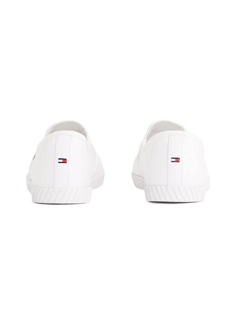 TOMMY HILFIGER Women's Canvas Espadrilles- Cotton, White  - Image 3