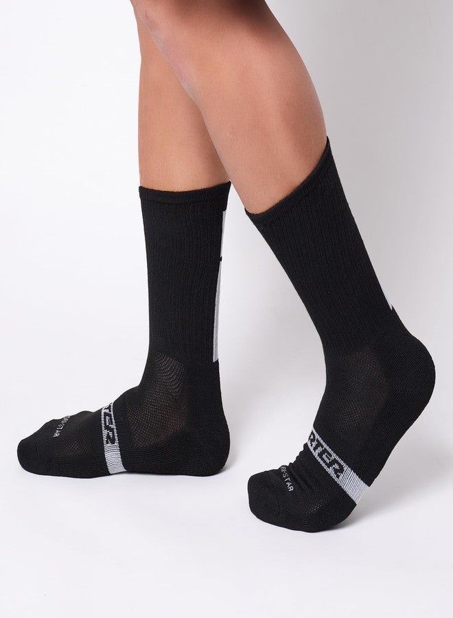 STARTER Men's Half Cushion Crew Socks 10 Pack (Black Multicolor, 6-12) - Image 5