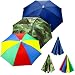 Syhood 3 Pcs Rainbow Umbrella Hats for Adults Head Umbrella Hat with Elastic Band Adjustable Cap for Women Men FishingStyle B - Image 2