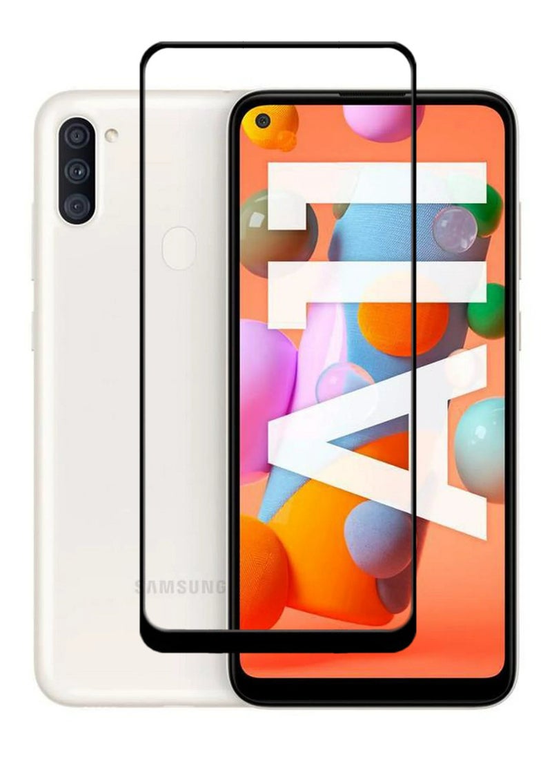 ACLIX Antistatic ESD Dustproof Premium Quality High Definition Tempered Glass Screen Protector Designed For Samsung Galaxy A11 - Image 1